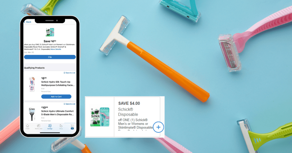 schick razors digital printable