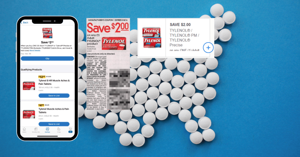tylenol digital insert print