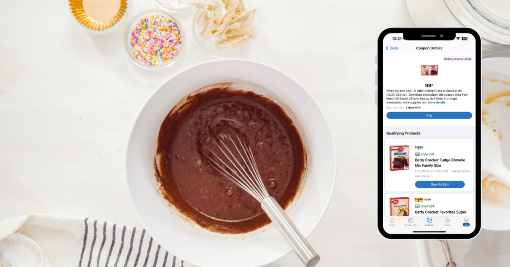 BC cake or brownie mix digital