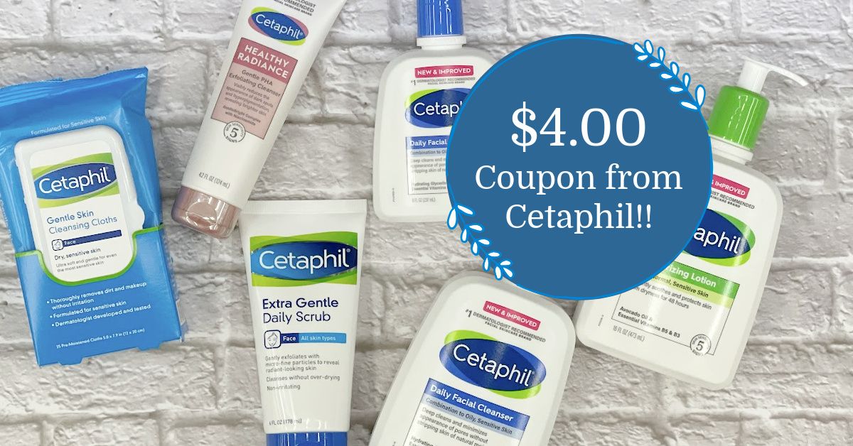 Sign Up and receive $4.00 Coupon for Cetaphil! - Kroger Krazy
