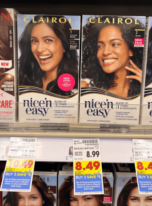 Clairol Hair Color Kroger Shelf Image