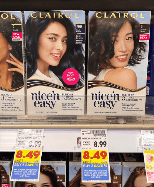 Clairol Hair Color Kroger Shelf Image