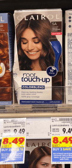 Clairol Hair Color Kroger Shelf Image