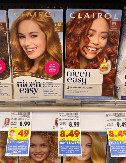 Clairol Hair Color Kroger Shelf Image