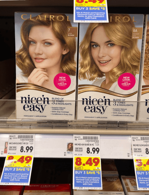 Clairol Hair Color Kroger Shelf Image