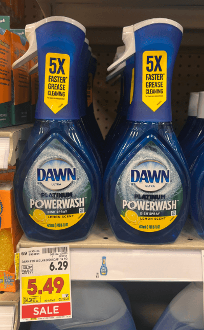 Dawn Powerwash Kroger Shelf Image