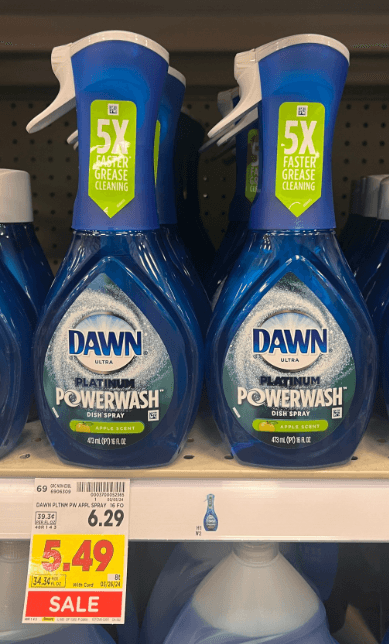 Dawn Powerwash Kroger Shelf Image