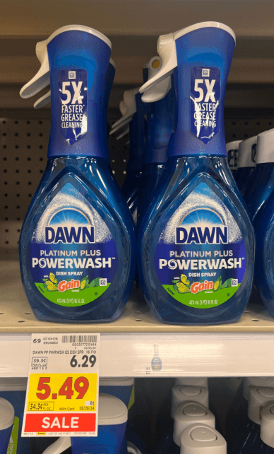 Dawn Powerwash Kroger Shelf Image
