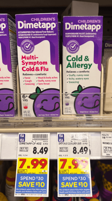 Dimetapp Kroger Shelf Image 