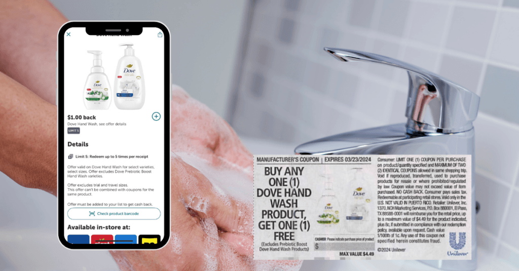 Dove Hand Wash Kroger Coupon Rebate