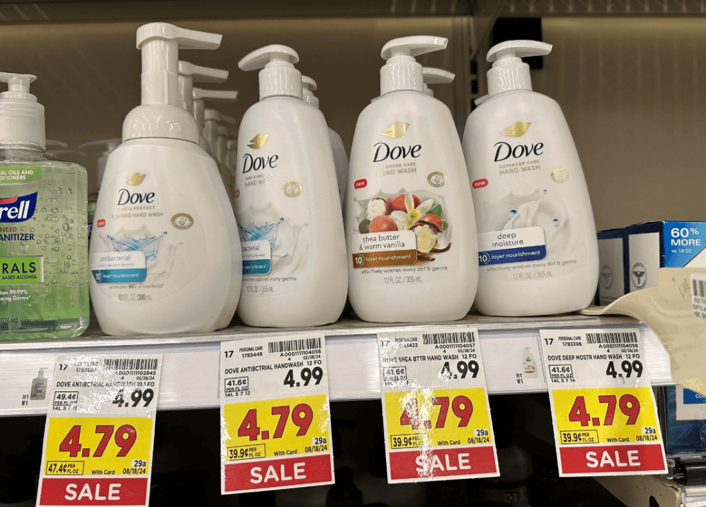 Dove Hand Wash Kroger Shelf Image
