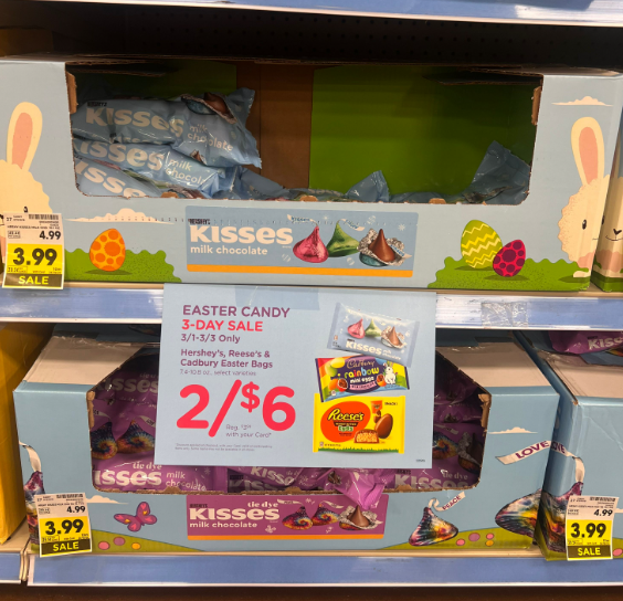 Easter Candy Sale Kroger Shelf Image