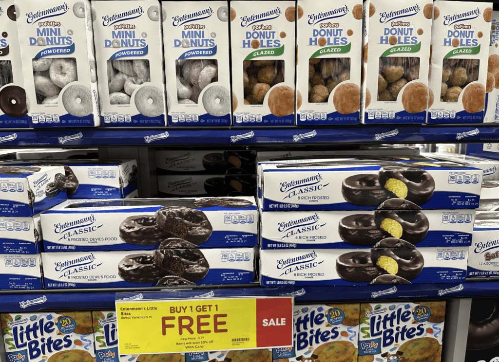 Entenmann's Donut Cakes Kroger Shelf Image