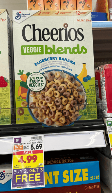 General Mills Cheerios Kroger Shelf Image