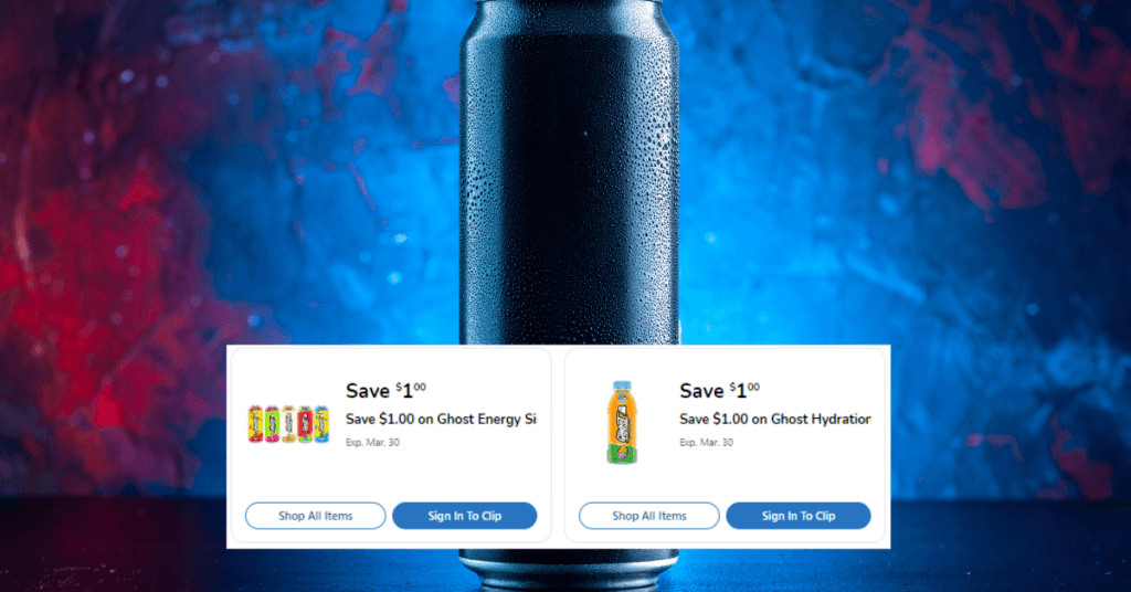 Ghost Energy and Hydration Drinks Kroger Coupons
