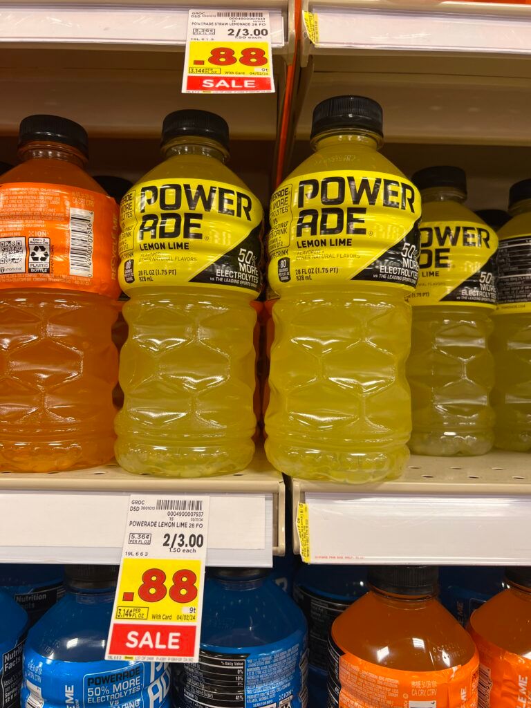 powerade kroger shelf image