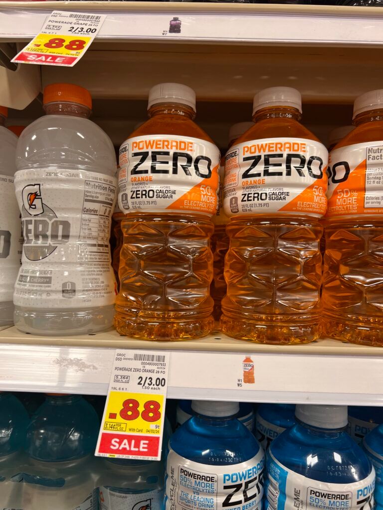 powerade kroger shelf image