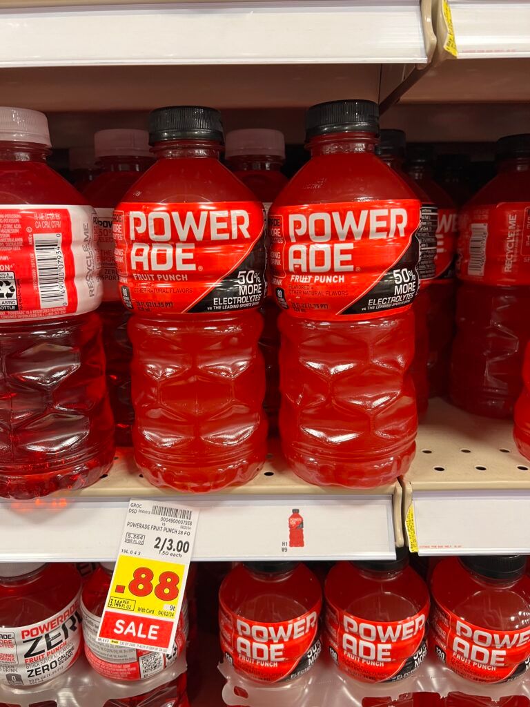 powerade kroger shelf image