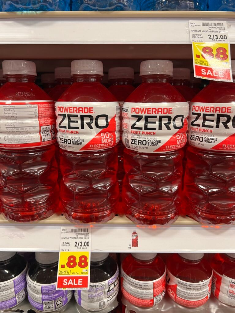 powerade kroger shelf image