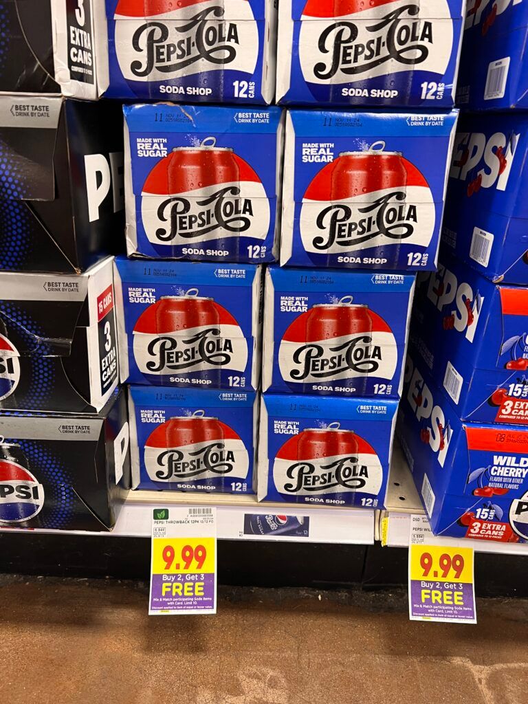 soda kroger shelf image