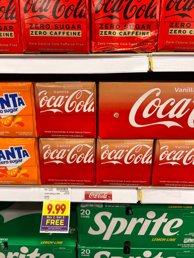 soda kroger shelf image