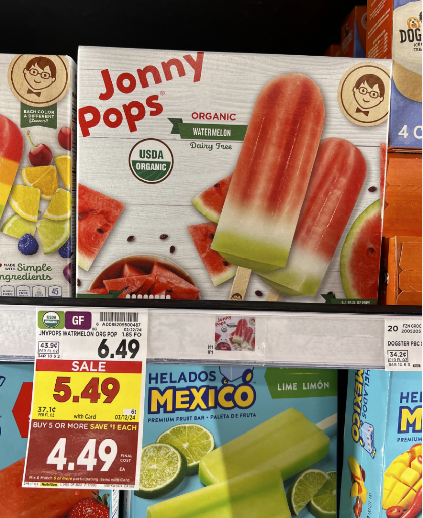 Jonny Pops Kroger Shelf Image 