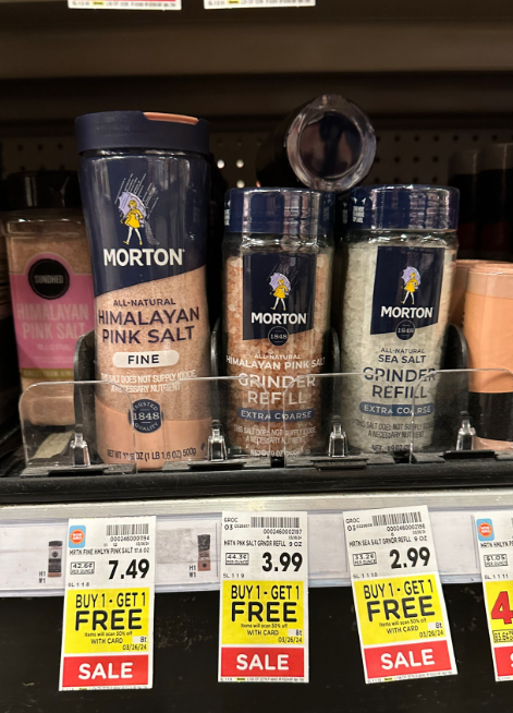 Morton Salt Kroger Shelf Image