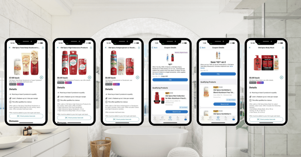 Old Spice Coupons and Rebates Kroger