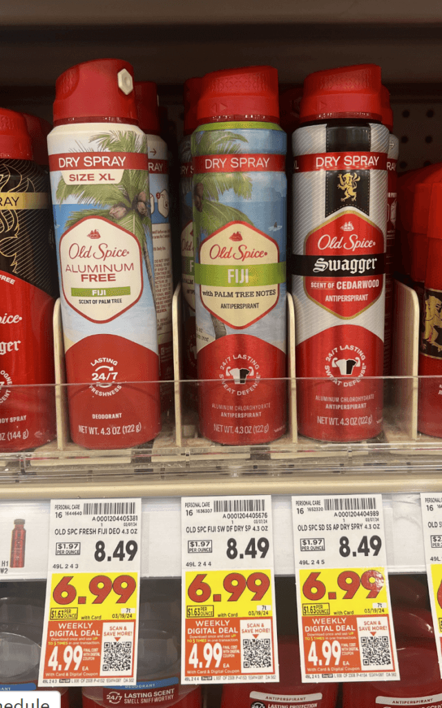 Old Spice Kroger Shelf Image
