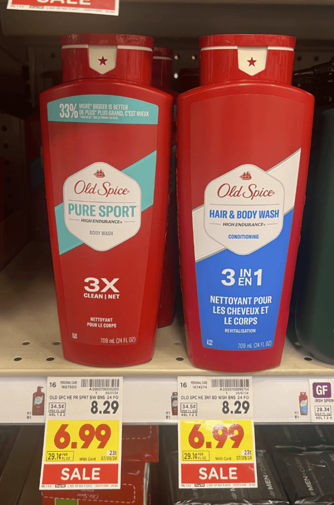 Old Spice Kroger Shelf Image