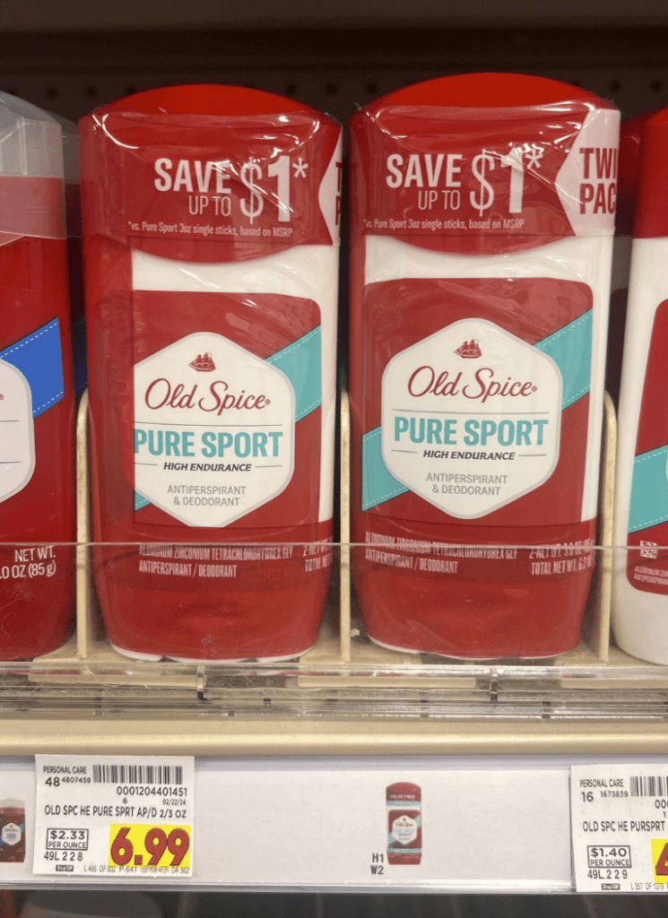 Old Spice Kroger Shelf Image