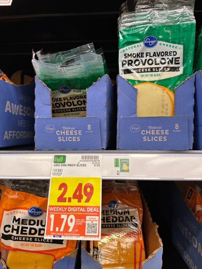 kroger cheese shelf image