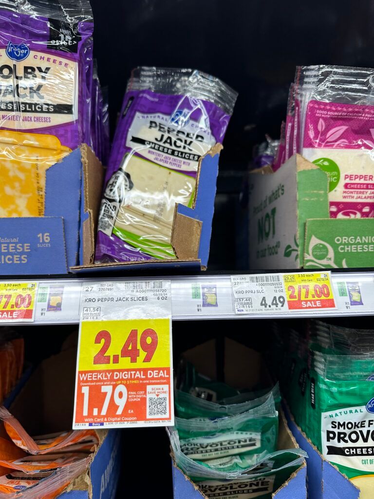 kroger cheese shelf image