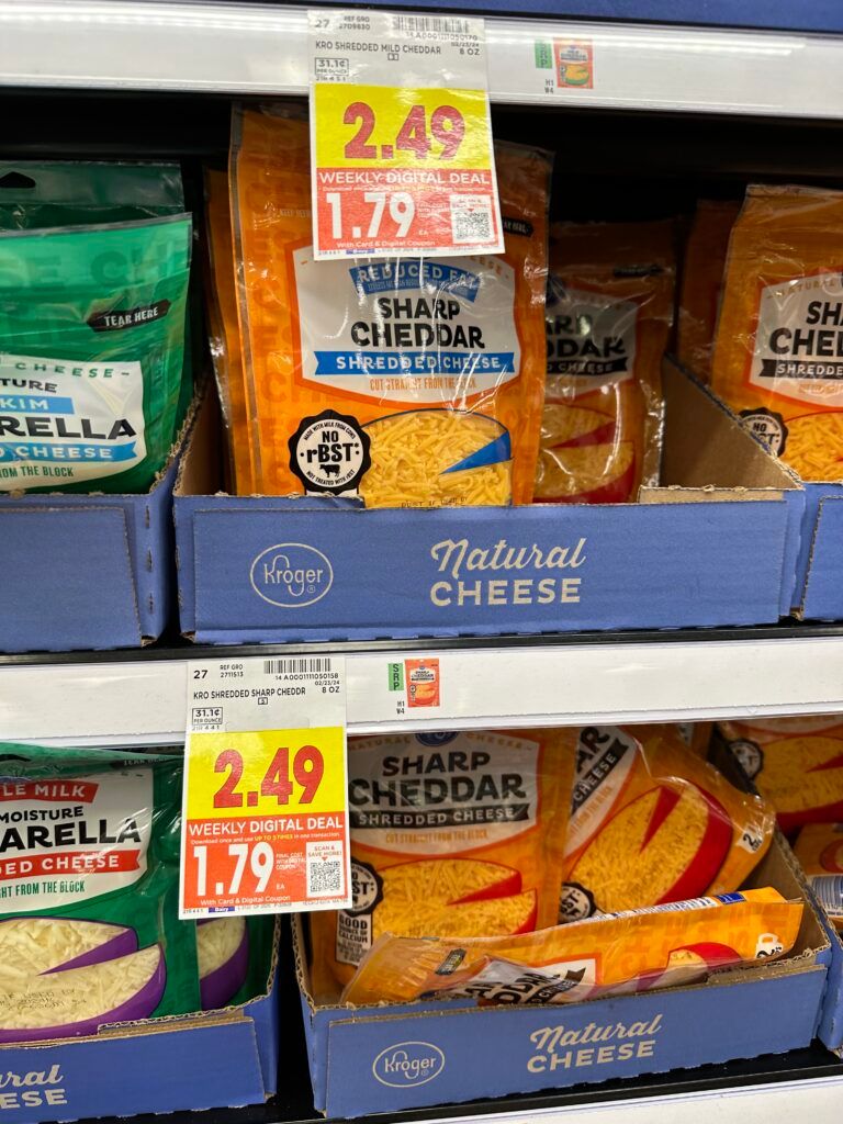 kroger cheese shelf image