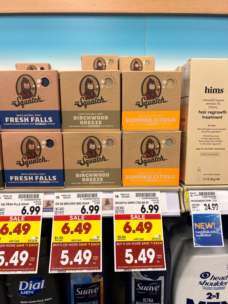 dr squatch kroger shelf image
