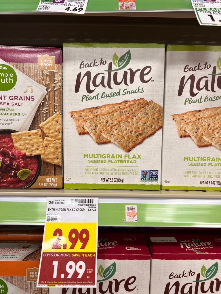 back to nature kroger shelf image