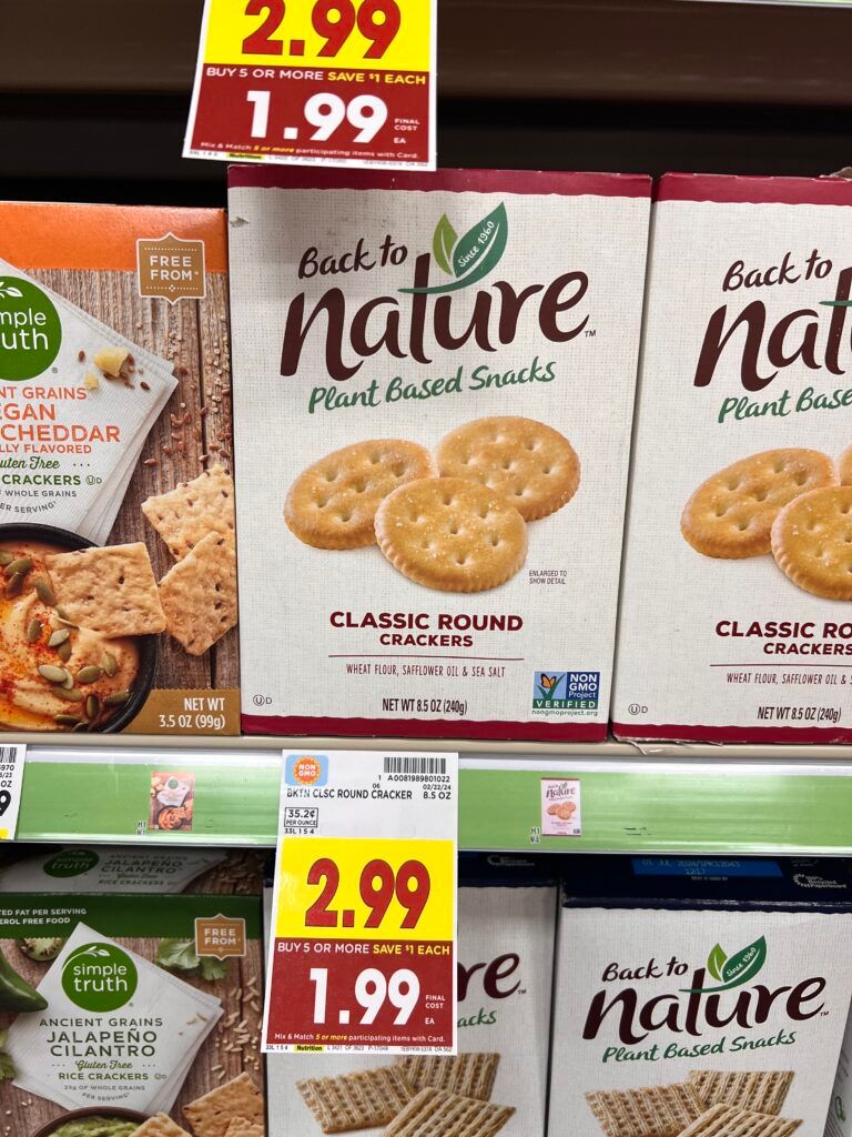 back to nature kroger shelf image