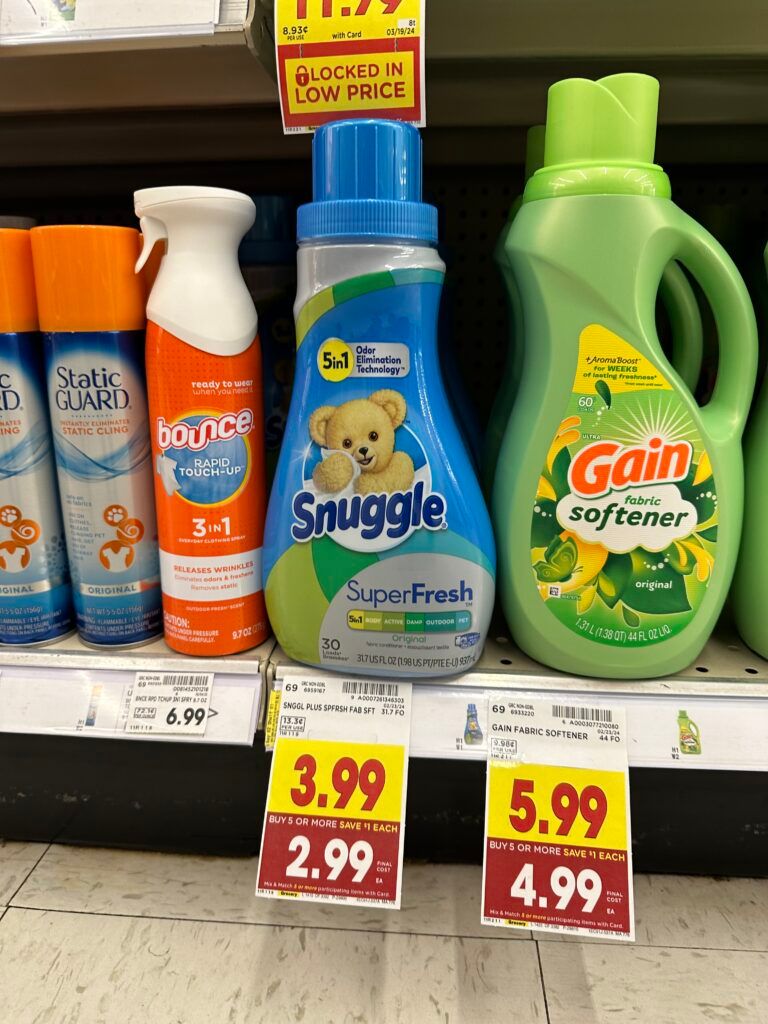 snuggle kroger shelf image