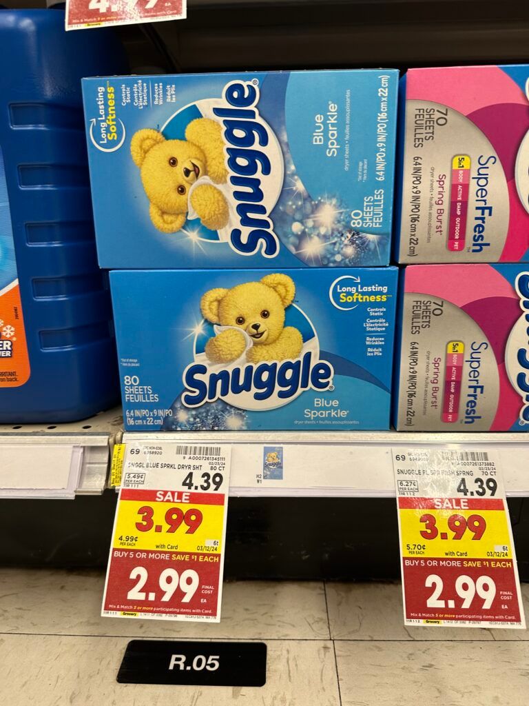 snuggle kroger shelf image