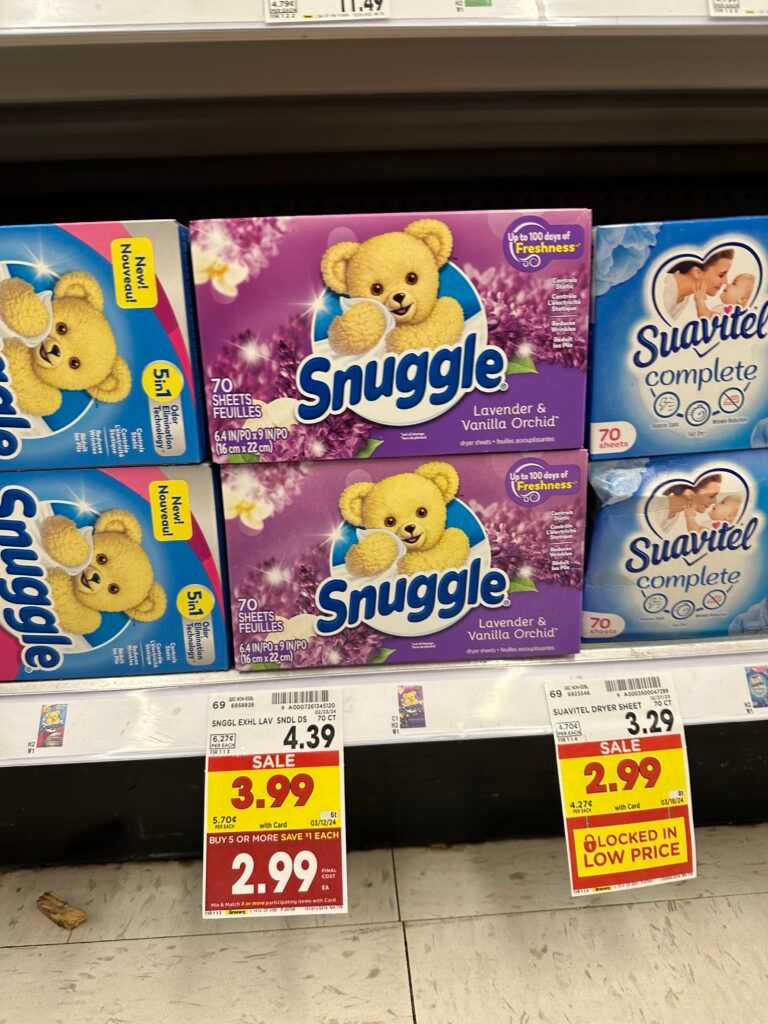 snuggle kroger shelf image