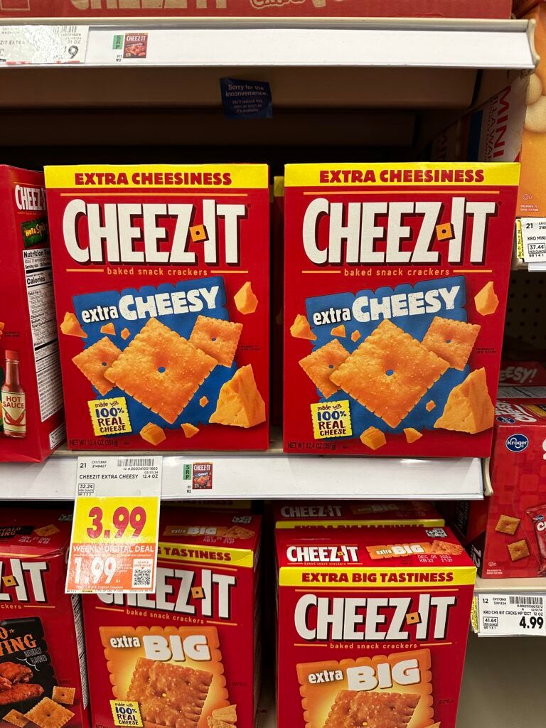 cheez it kroger shelf image