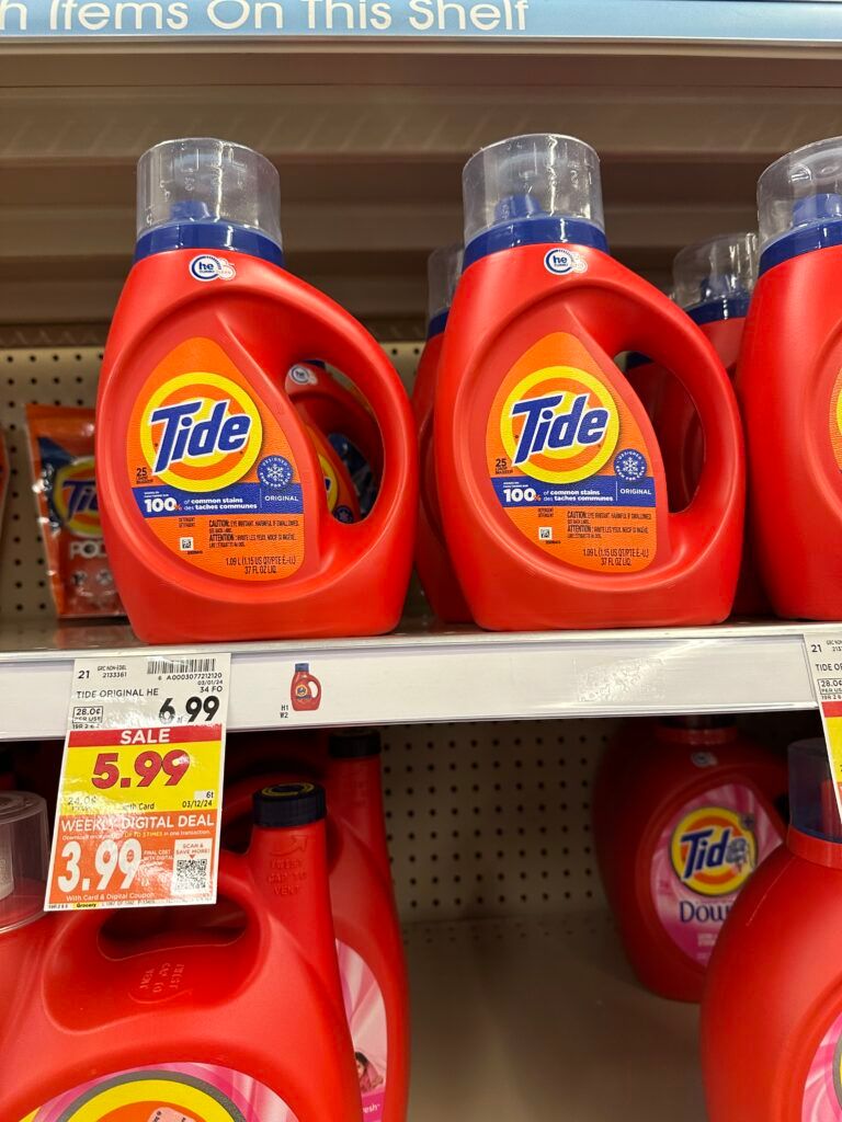 tide kroger shelf image