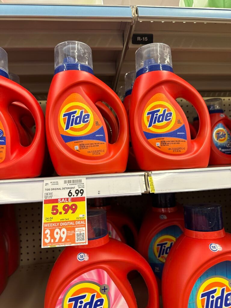 tide kroger shelf image