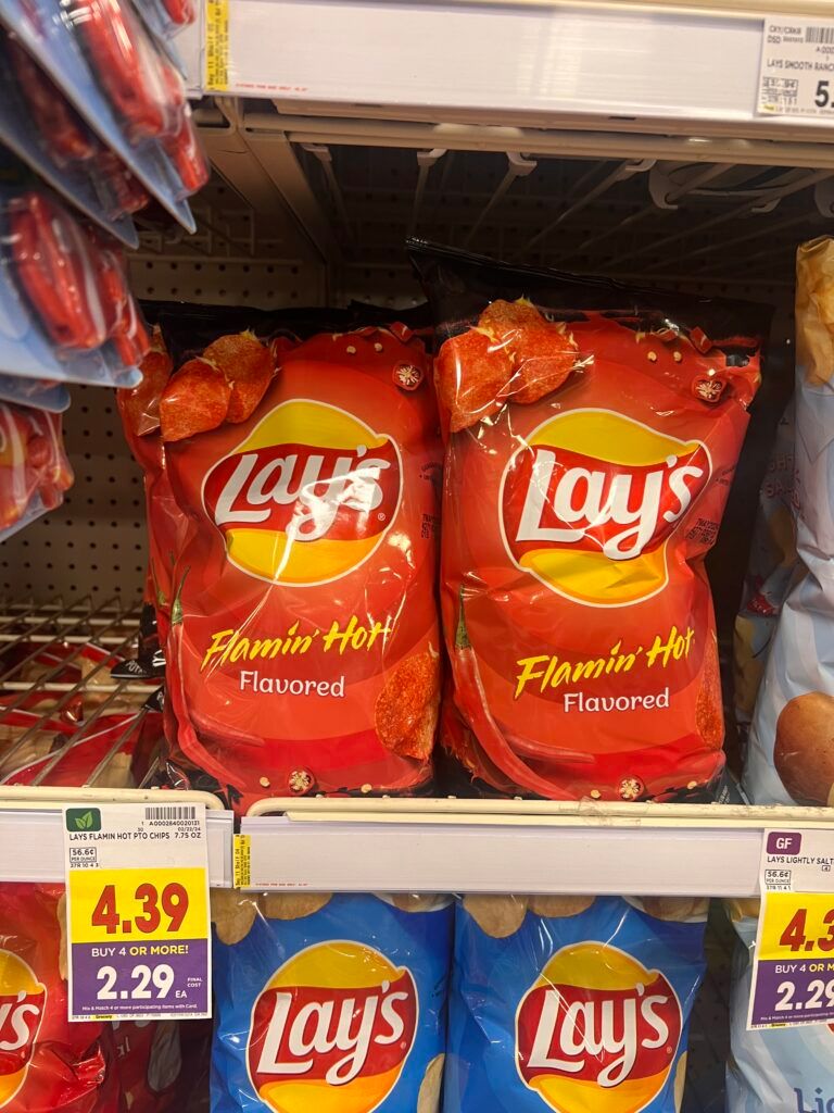lays chips kroger shelf image
