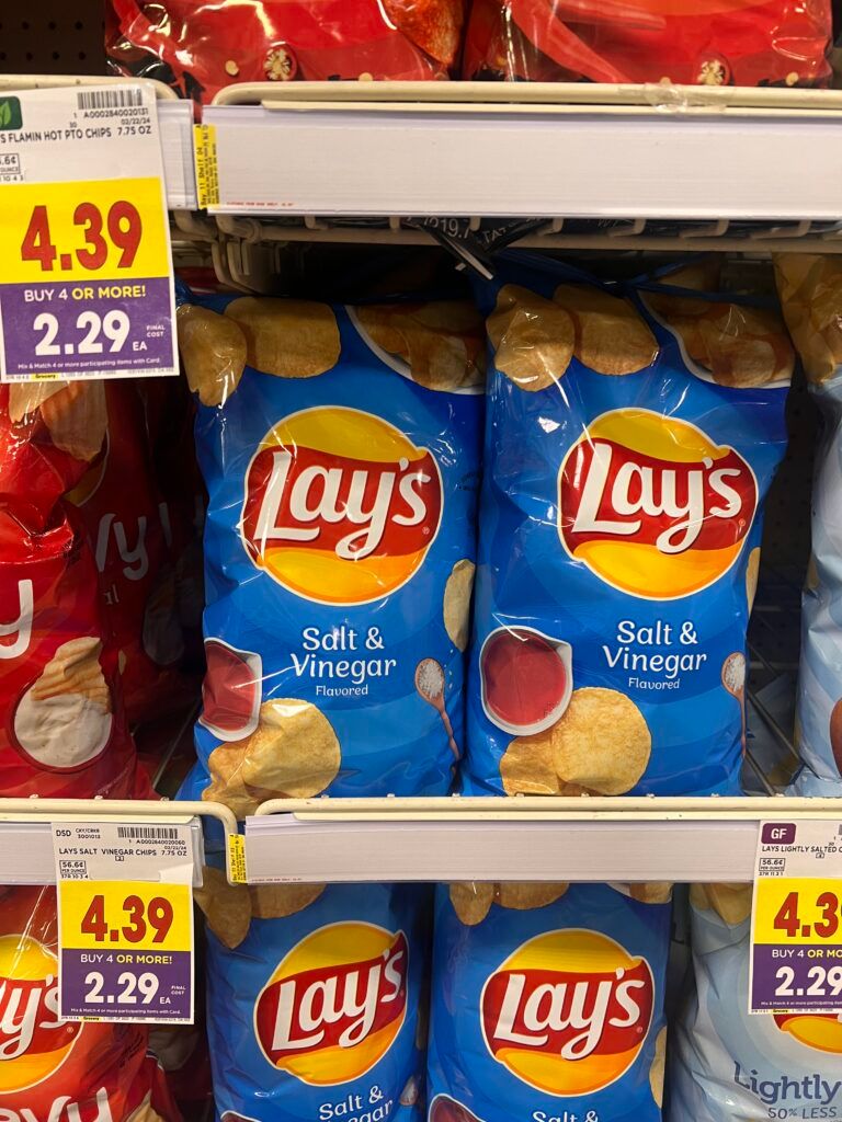 lays chips kroger shelf image