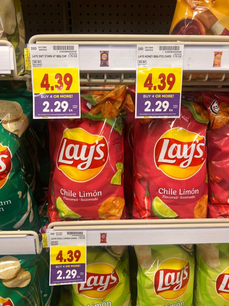lays chips kroger shelf image