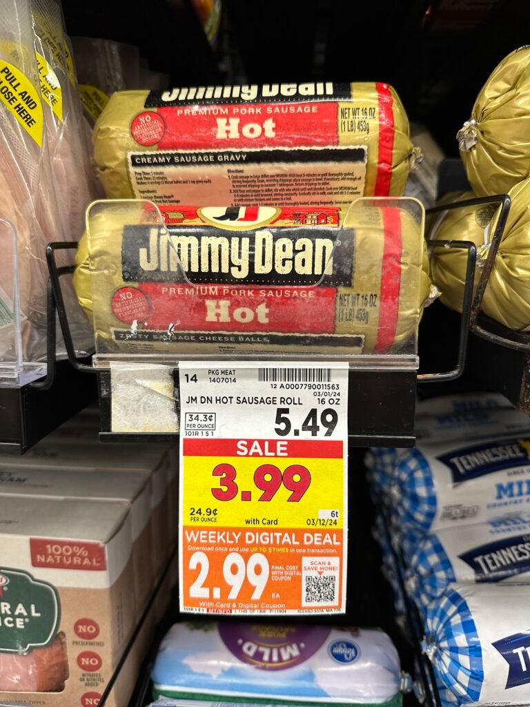 jimmy dean kroger shelf image