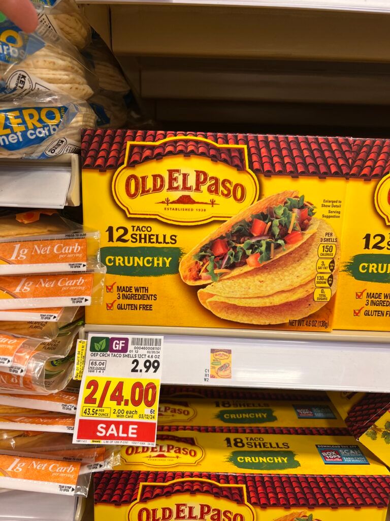 old el paso kroger shelf image