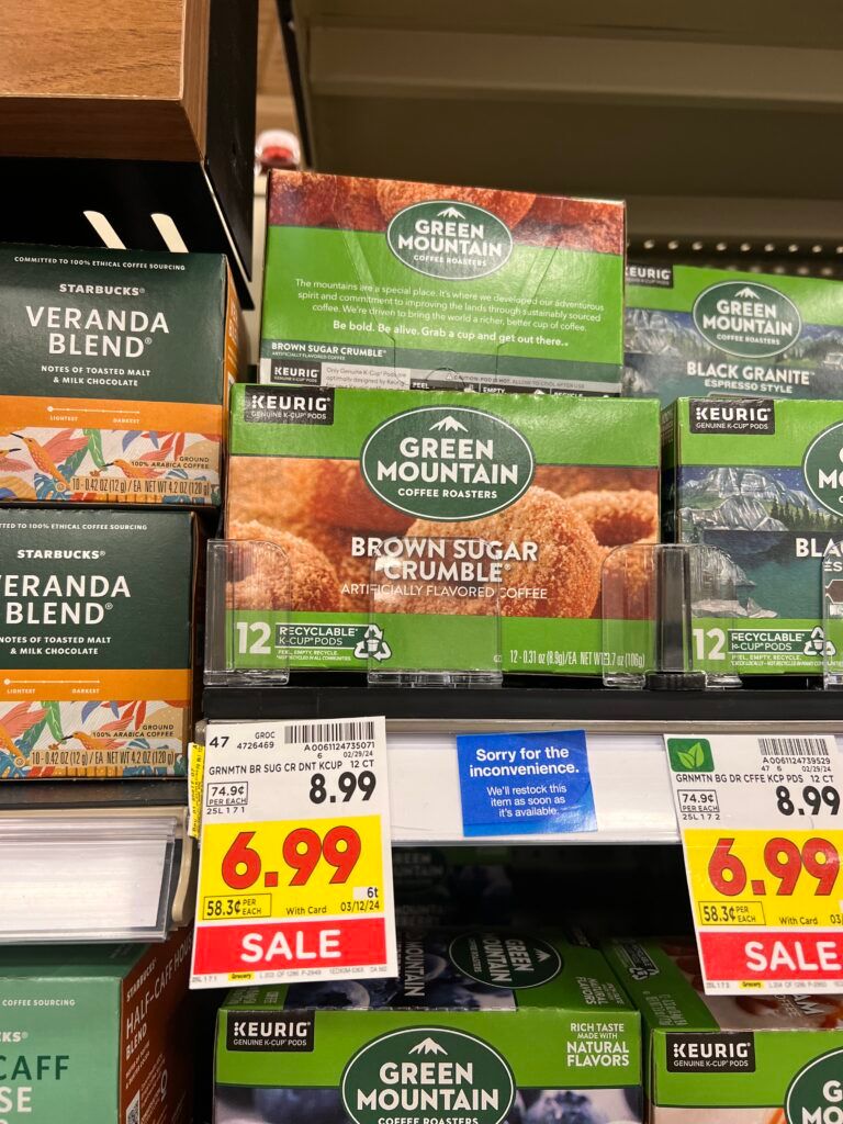 green mountain coffee kroger shelf image