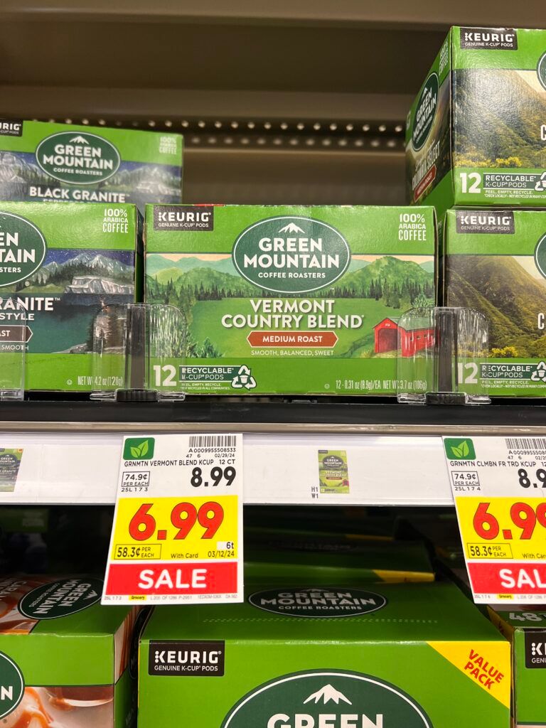 green mountain coffee kroger shelf image